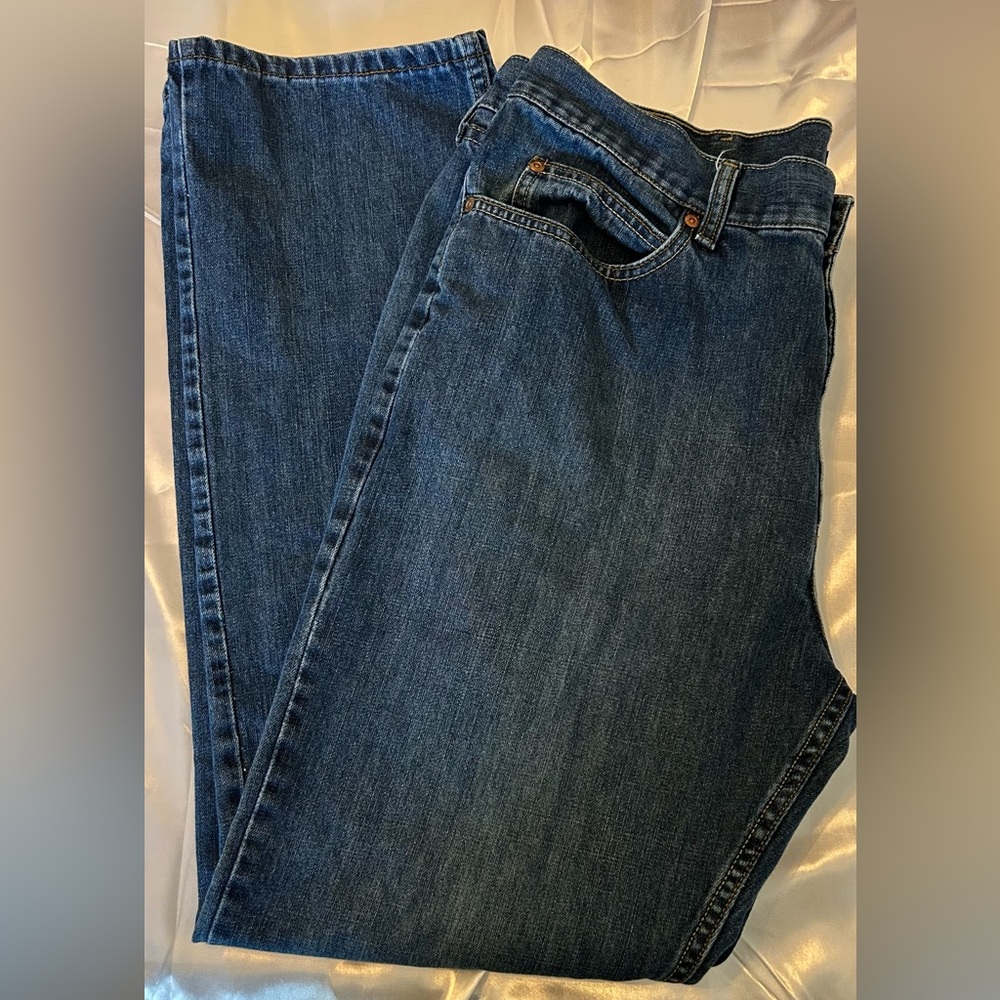 LEE Jeans Mens 38x34 Relaxed Fit Blue 100% Cotton Denim Casual - Picture 4 of 7